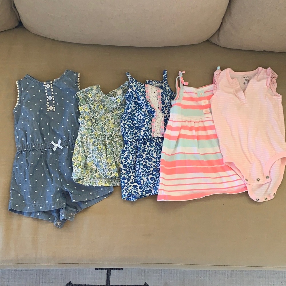 Baby girl 9 months summer clothes